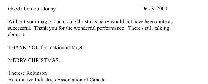 Gallery 3: Letters of Recommendation