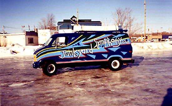 The Junkyard Symphony Van - aka: JYSmobile!